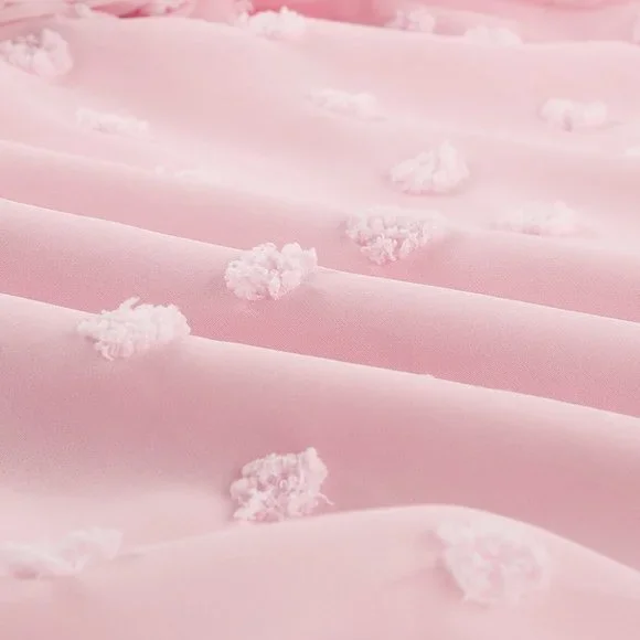 Tank Top Pink Ruffle Swiss Dot 2XL 18 - Picture 9 of 10